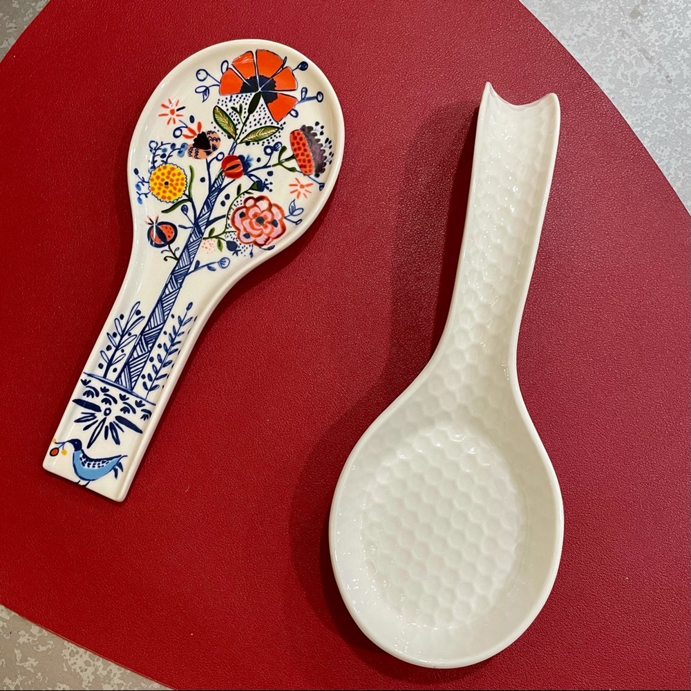 Anthropologie handmade spoon rest bundle